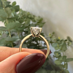 Bague élégante en diamant CVD ovale pour femmes, bague de fiançailles, mariage, bijoux fins, cadeau de mariée, bague de créateur - Product Image 6