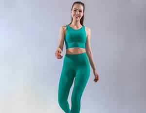 Ensembles de yoga séchage rapide serré course Fitness taille haute ensemble de sport pour les femmes en plein air Fitness Gym Wear - Product Image 4
