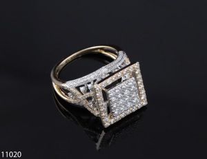 D'VINS JEWELS Lab Grown Diamond Ring 14K 18K Gold Round Cut Wedding Engagement Party Women's Jewelry - Product Image 3