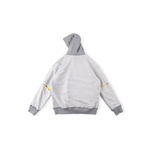 Reversible Embroidered <b>Hoodie</b> <b>Men's</b> <b>Yellow</b> for Sleeve Side Custom Pullover Style 100% Cotton High Quality Streetwear - Product Image 4