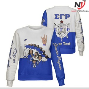 Chi Eta Phi Sudadera de hermandad y fraternidad personalizada | Sigma Gamma Rho Sublimated Ladies Pullover Sudadera - Product Image 2