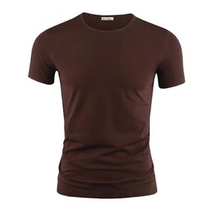 T-shirt pour homme 2026, couleur unie, col en V, manches courtes, hauts, t-shirts, t-shirt noir, collants pour homme, t-shirts de fitness pour homme, vêtements - Product Image 1