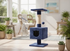 Rascador Amistar Blue Haven de alta calidad para gatos y gatitos de todas las razas y tamaños. - Product Image 4