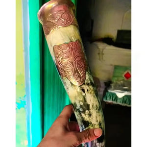 Viking <b>drinking</b> <b>horn</b> best fenishing copper molding safe water safe <b>drinking</b> <b>horn</b> - Product Image 1
