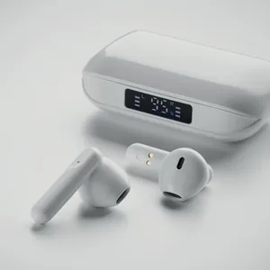 Écouteurs TWS QUAVER en ABS recyclé écologiques, cadeaux promotionnels durables pour entreprises - Product Image 4