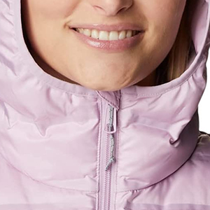 เสื้อแจ็คเก็ตพัฟเฟอร์แบบมีฮู้ดบุผ้าฝ้ายสำหรับผู้หญิง ปี 2025 แฟชั่นใหม่ คอตั้ง กันน้ำ ผ้าแคนวาส สไตล์ลำลอง ใส่ได้ทุกฤดู แบบถอดได้ - Product Image 4