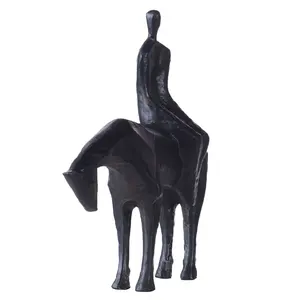 Décoration d'art animalier en métal de luxe moderne pour le salon, décoration de cérémonie ou cadeaux, sculpture polie moderne, Zahid Exports - Product Image 3