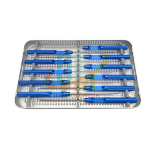 Ensemble d'instruments de passage de suture d'arthroscopie professionnelle 11 pièces Kit de crochet de fil en acier inoxydable de haute qualité | OLDMED INSTRUMENTS - Product Image 5