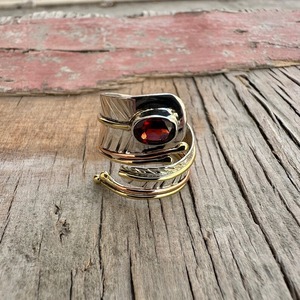 925 estampillé en argent Sterling à la main pierres précieuses grenat Spinner anneau Fine mode Simple cadeau de mariage bijoux pour les fêtes - Product Image 2