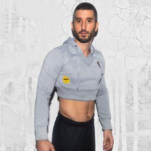 Sudaderas con Capucha Corta para Hombre, Totalmente Personalizadas, de Alta Calidad, Ecológicas, Transpirables, con Bolsillo Tipo Canguro - Product Image 3