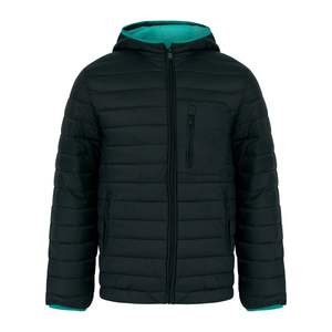 Chaqueta acolchada de invierno de talla grande para hombre de alta calidad 2025, abrigo cálido con logotipo personalizado, diseño de burbujas - Product Image 1