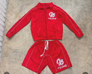 Jogging Suit Two Piece Windnreaker Short Set Hombres Ropa Hombres Sweat Suit Sets Sweat Gym Track Suit Shorts Set Impermeable - Product Image 4