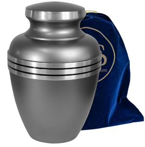 Urnes de crémation en aluminium, grandes urnes funéraires fabriquées à la main pour cendres Urnes funéraires décoratives pour adultes - Product Image 4