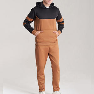 Ensembles de survêtement 2 pièces pour hommes, maillot à capuche décontracté et pantalon de jogging, tenues de sport à fermeture éclair complète, survêtement pour hommes - Product Image 5