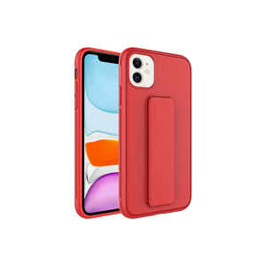 Étui de protection en silicone Netzy SAFA Qstand pour iPhone 12, coque de téléphone portable antichoc, béquille, 14 Plus, 13 Pro Max Plus - Product Image 1