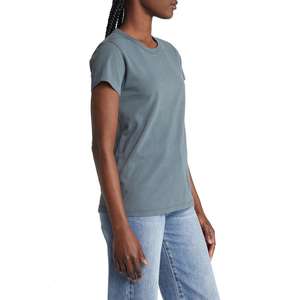 Camisetas de Mujer de la Mejor Calidad, Spandex/Algodón, Cuello Redondo, Manga Corta, Transpirables, Antiarrugas, Ropa de Calle para Verano, Diseño Personalizado - Product Image 4