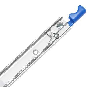 Quảng Châu 53 Mét Đen nhôm ngăn kéo trượt khóa RUNNERS mềm đóng 3 lần ngoài trời công nghiệp phòng ngủ sử dụng 45 mét ngăn kéo đường sắt - Product Image 2