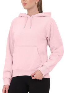 Sudaderas con capucha de algodón gris personalizadas para mujer, ropa informal deportiva estampada para mujer, Frente para entrenamientos de otoño e invierno con - Product Image 2