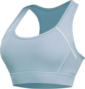 Soutien-gorge de sport rembourré tendance pour femme, dos élégant, pour le yoga et la gym, avec bretelles fines - Product Image 4