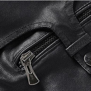 Nueva chaqueta de cuero de piel de vaca genuina de moda a un precio razonable gran oferta Lona de punto transpirable a prueba de viento Casual frontal para hombres - Product Image 6