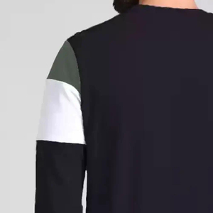 2025 nuevas camisetas personalizadas de secado rápido de alta calidad para hombres, Camiseta 100% de algodón para hombres, camisetas de manga larga estampadas de ajuste holgado - Product Image 5