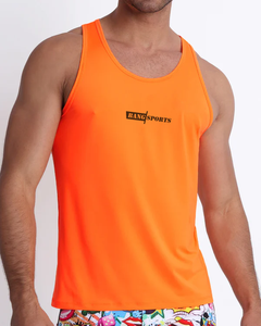 เสื้อกล้ามกีฬาถักเนื้อนิ่มระบายอากาศได้ดีสำหรับผู้ชายเสื้อวิ่งลำลองดีไซน์ไม่เหมือนใครพร้อมโลโก้ด้านหน้า - Product Image 4