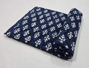 Jaipur ผ้าฝ้ายบล็อก100% พิมพ์ด้วยมือแบบดั้งเดิมผ้าฝ้ายระบายอากาศได้เป็นมิตรต่อสิ่งแวดล้อมพิมพ์ลายแบบดั้งเดิม - Product Image 5