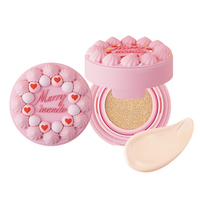 Crème Cushion Coréenne Végane Merrymonde HAPPY YOUR DAY Effet Blanchissant Éclaircissant Peau Radieuse Correction Adhésion - Meilleure Vente