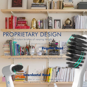 Electric <b>Toothbrush</b> <b>Head</b> for Safe Protected Use Rounded Edges Medium Bristle for Hotels Outdoor Use Replacement <b>Toothbrush</b> <b>Head</b> - Product Image 4