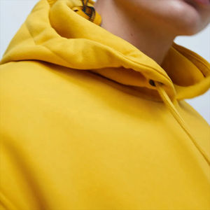 2025 sweat à capuche personnalisé pour hommes pull en coton surdimensionné de haute qualité épais anti-rétrécissement brodé et teint en plaine pour l'hiver - Product Image 3