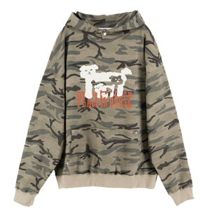 Sudaderas con capucha de mezcla de algodón 100% para hombre, sudaderas de entrenamiento de invierno de peso pesado, bordado 3D básico - Product Image 2