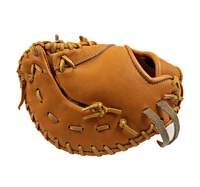 Guantes de cuero de vaca para hombre, manoplas de primera Base, suaves y duraderas, alta calidad, venta al por mayor, novedad