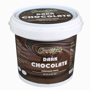 Fabricant direct en gros, chocolat composé de haute qualité, OEM/ODM, HALAL, pâte liquide foncée, boulangerie, bon prix, Cacao Talk 12 - Product Image 1