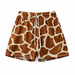 Pantalones Cortos de Baloncesto de Poliéster de Alta Calidad 2026 al por Mayor, Sublimación Personalizada, Cintura Elástica Sólida, Pantalones Cortos Transpirables de Secado Rápido para Hombre - Product Image 1