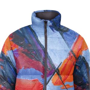 Winter Outdoor Lightweight Down Puffer Electric <b>Heated</b> <b>Jackets</b> puffer <b>jacket</b>-orange - Product Image 3
