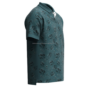 Camiseta de Jersey a Cuadros para Hombre, Casual, Transpirable, Tallas Grandes, Sublimación, Diseño de Logotipo Personalizable, Característica Comprimida - Product Image 3