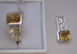 ชุดเครื่องประดับซิทรินธรรมชาติสำหรับผู้หญิงจาก Shah Gems เงินแท้ 925 ชุบทองคำและโรสโกลด์ สำหรับงานปาร์ตี้และงานแต่งงาน ประดับด้วยคริสตัล เพชร และมุก - Product Image 1