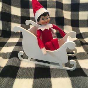 Cesta de trineo para mesa, decoración de interior y exterior para Festival en casa - Product Image 5