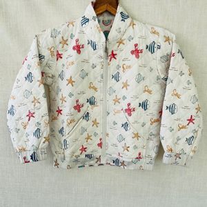 Chaqueta Acolchada de Algodón Vintage Hecha a Mano para Niños, Chaqueta Acolchada de Algodón Vintage Jaipuri de Manga Larga para Niños - Product Image 1