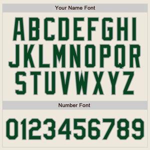 Camiseta de béisbol auténtica gris personalizable gris a rayas verde-gris - Product Image 6