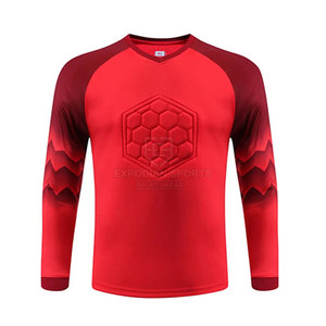 Maillot de gardien de but de football léger, respirant, à séchage rapide, de haute qualité pour hommes adultes, vêtements de sport personnalisables - Product Image 1