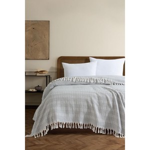 Cubrecama Acolchado de Algodón 100% de la Serie Varol Diamond, Cubrecama Floral Hecho a Mano para Uso Doméstico, Disponible en Tamaños Individual, Queen y King para Hoteles - Product Image 1