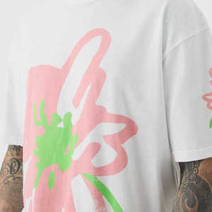 Vente en gros T-shirt surdimensionné 100% coton pour hommes grande taille du fabricant imprimé à vendre - Product Image 4