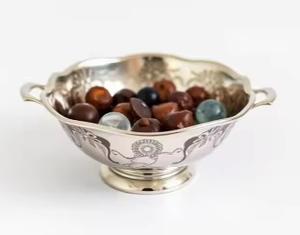 Cuenco de Metal Hecho a Mano para Servir, Forma Redonda de Hierro con Revestimiento de Polvo Negro, Nueva Base de Cuenco de Chocolate para Fiestas - Product Image 2