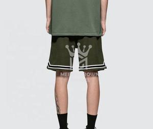 Pantalones cortos de gimnasio para hombre de alta calidad Pantalones cortos de jogging de lana de algodón Premium Patrón sólido Personalizado al por mayor - Product Image 6