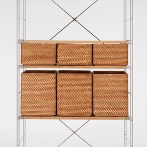 Cestas de Almacenamiento Redondas Rústicas de Ratán Natural Hechas a Mano, Ecológicas, Modernas, Multifuncionales, Artex Green Earth, Hechas en Vietnam - Product Image 2