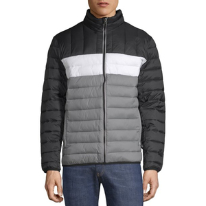 Chaqueta de Invierno Acolchada con Cuello Alto y Estampado Personalizado OEM, Estilo Urbano con Logotipo Personalizado - Product Image 1