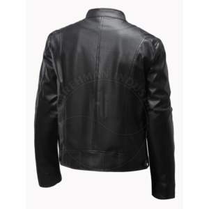 Personalizar genuino duradero a prueba de viento hombres chaqueta de cuero personalizado hombres ropa Casual ropa moda clásica Casual cuero - Product Image 3