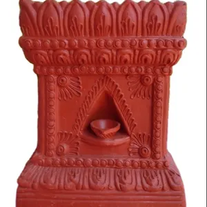 Vendita calda del vaso della pianta santa di Thulasi dell'argilla fatta a mano naturale 2023