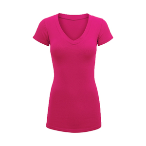 Nueva Camiseta Personalizada para Mujer, Cuello Redondo, Manga Corta, Transpirable, Ecológica, de Algodón Orgánico, con Estampado en Relieve, para Todas las Temporadas - Product Image 1